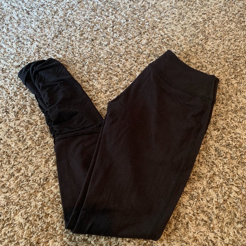 Full length black leggings